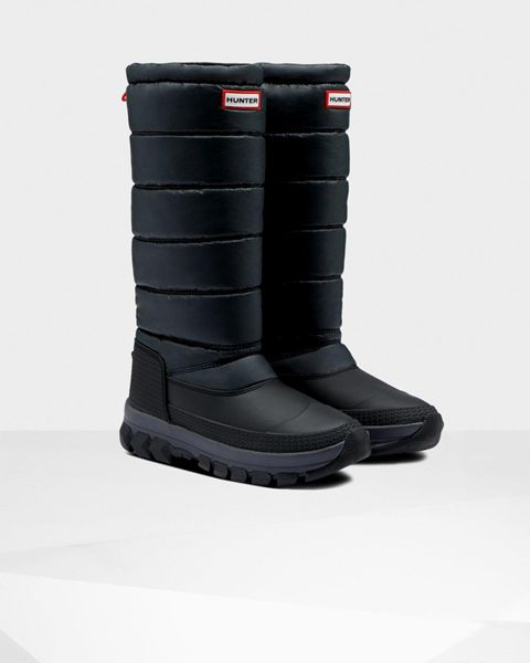 Hunter Insulated Tall Cizme za Snijeg Zenske - Crne | BG05-8U6